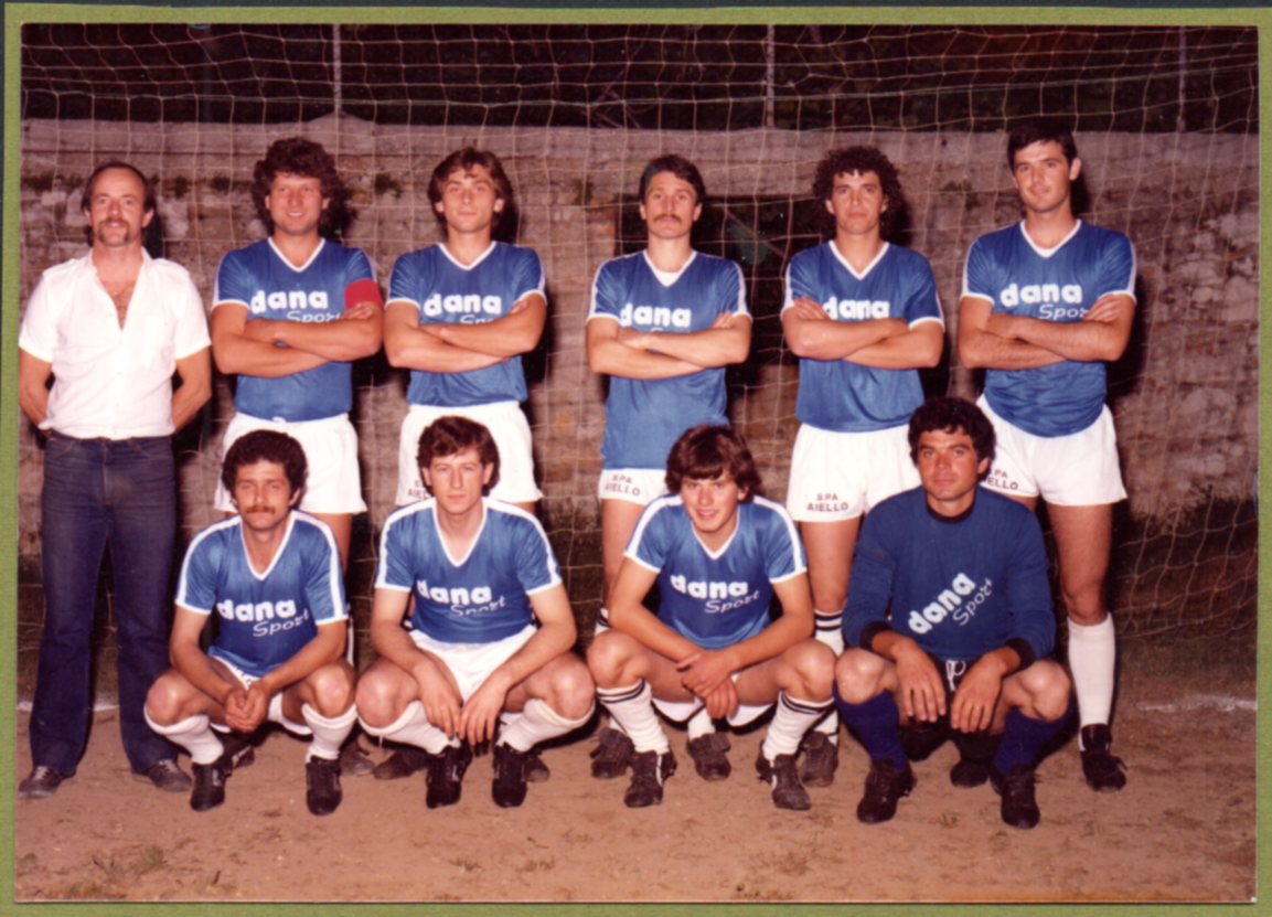 Di Blas torneo di Visco 1985 con Dana sport  Aiello del Friuli D